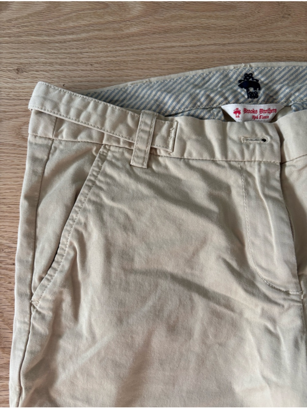 Brooks Brothers Red Fleece Branded Khakis-size 4 - Picture 5 of 7